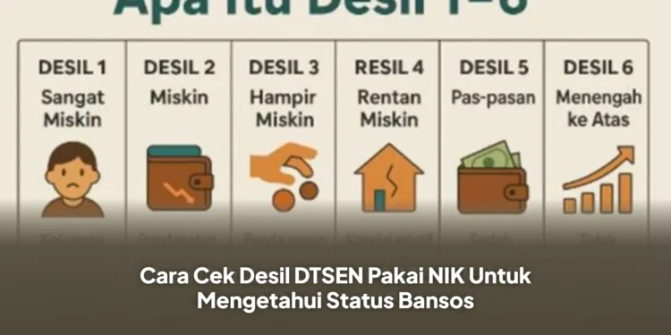Cara Cek Desil DTSEN Pakai NIK Untuk Mengetahui Status Bansos