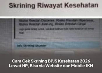 Cara Cek Skrining BPJS Kesehatan 2026 Lewat HP, Bisa via Website dan Mobile JKN