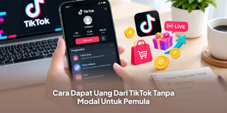 Cara Dapat Uang Dari TikTok Tanpa Modal Untuk Pemula