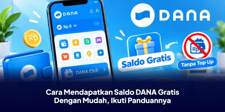 Cara Mendapatkan Saldo DANA Gratis Dengan Mudah, Ikuti Panduannya