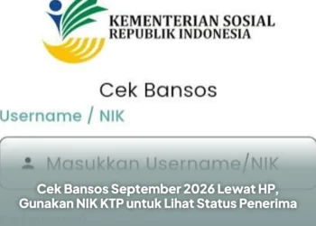 Cek Bansos September 2026 Lewat HP, Gunakan NIK KTP untuk Lihat Status Penerima
