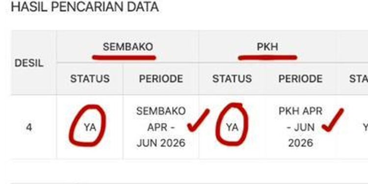 Cara Baca Hasil Cek Bansos Kemensos