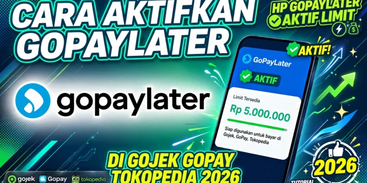 Cara Aktifkan GoPayLater di Aplikasi Gojek