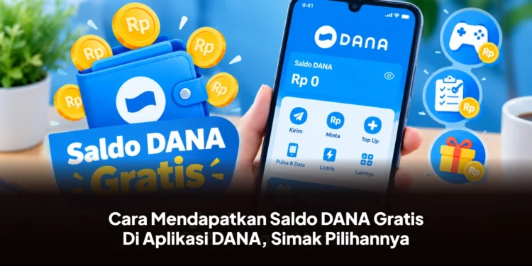 Cara Mendapatkan Saldo DANA Gratis Di Aplikasi DANA, Simak Pilihannya