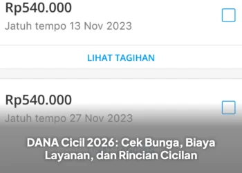 DANA Cicil 2026: Cek Bunga, Biaya Layanan, dan Rincian Cicilan