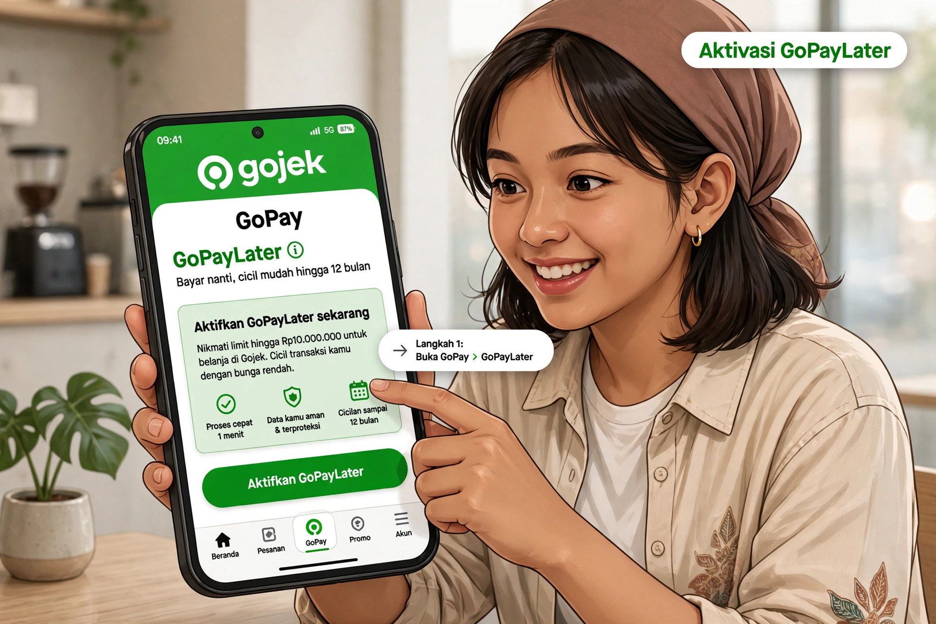 Langkah Aktifkan GoPayLater Lewat Aplikasi Gojek Mudah, Cepat, dan Aman