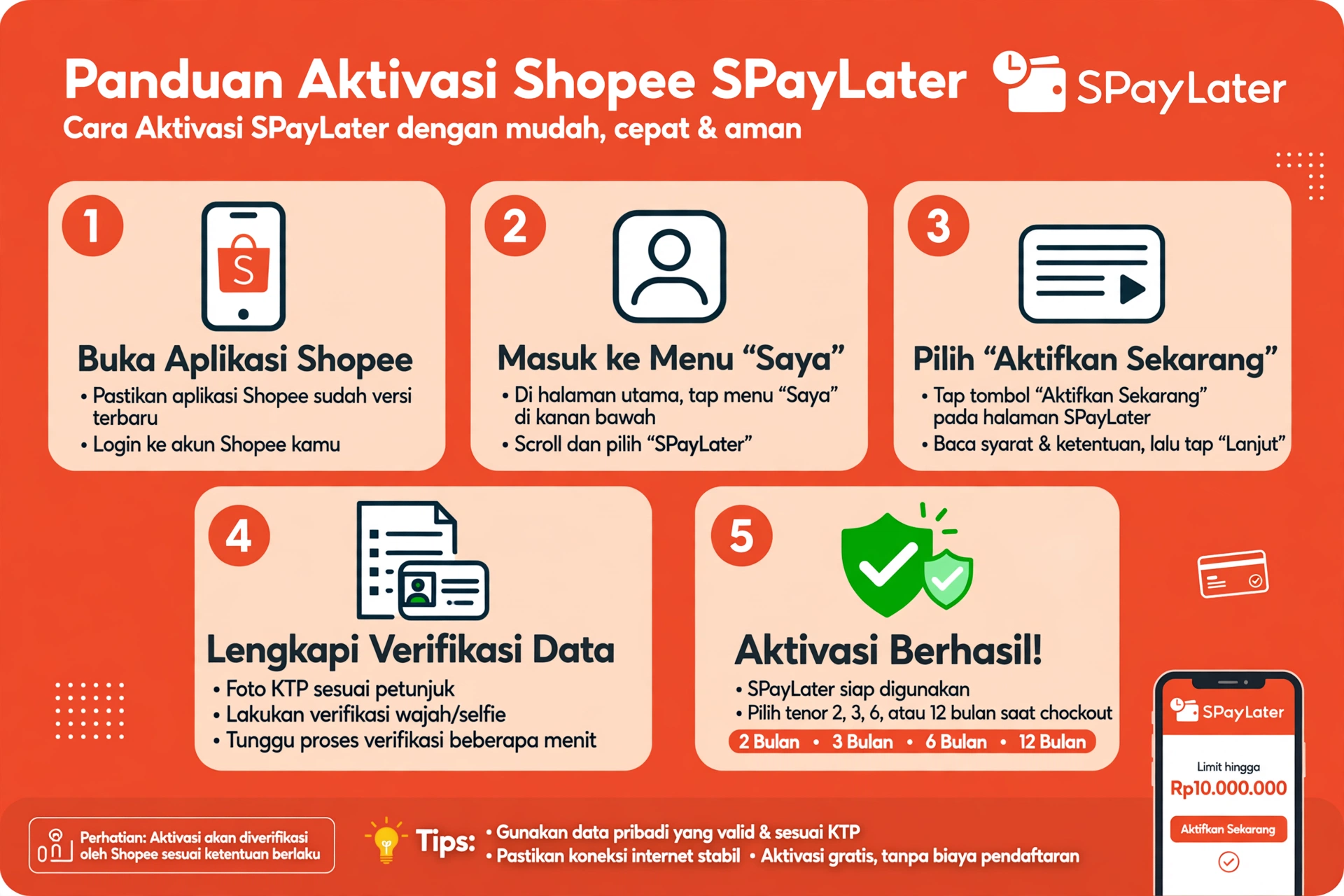 Panduan Aktivasi Shopee Spaylater, Berikut Cara Aktifkan SPayLater di Aplikasi Shopee