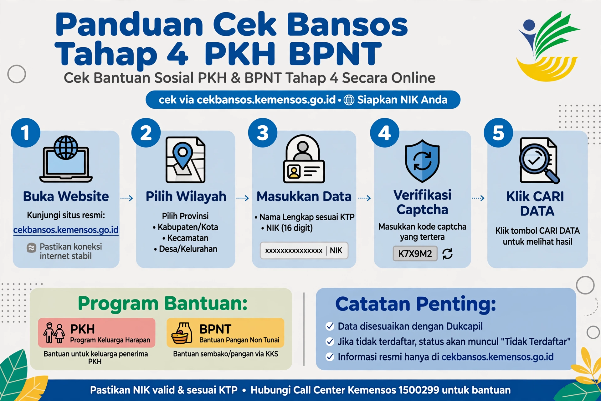 Panduan Cek Bansos Tahap 4 PKH BPNT Oktober 2026