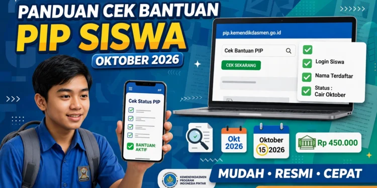 Panduan Cek Bantuan PIP Siswa Lewat Kemendikdasmen Oktober 2026